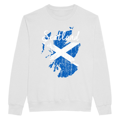 Scotland Saltire Flag Design Sweatshirt