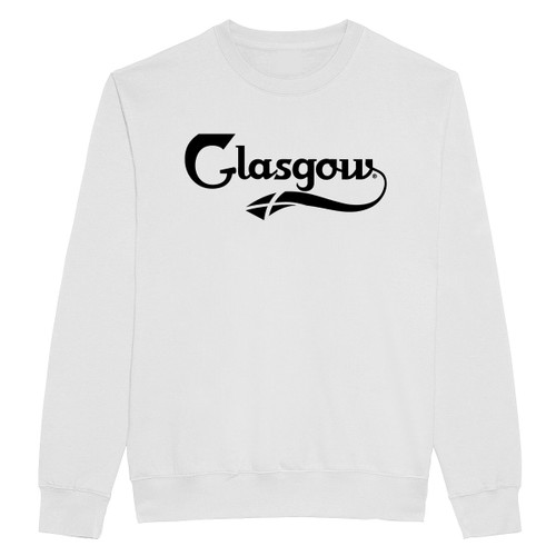 Glasgow Black Swoosh Design Sweatshirt