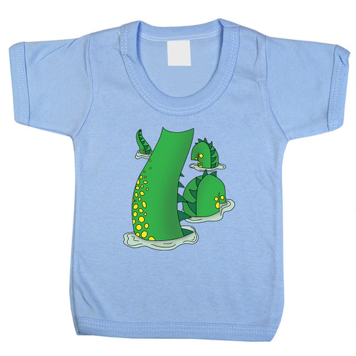 Loch Ness Monster Cartoon Baby T-Shirt