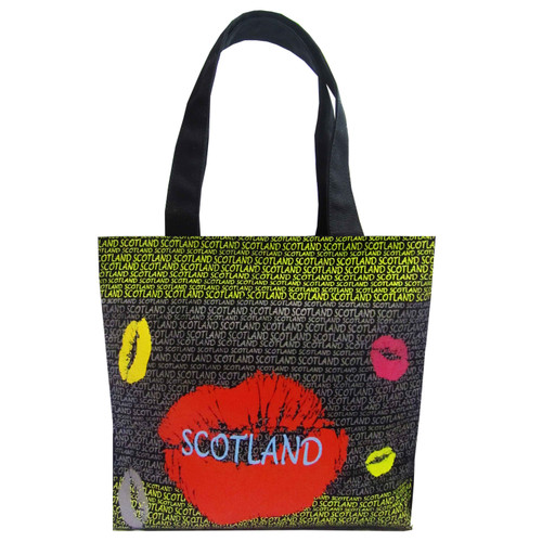 Scotland Kiss Small Canvas Shopper Bag