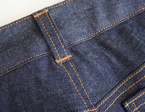 Sewn On Seam Belt Loops