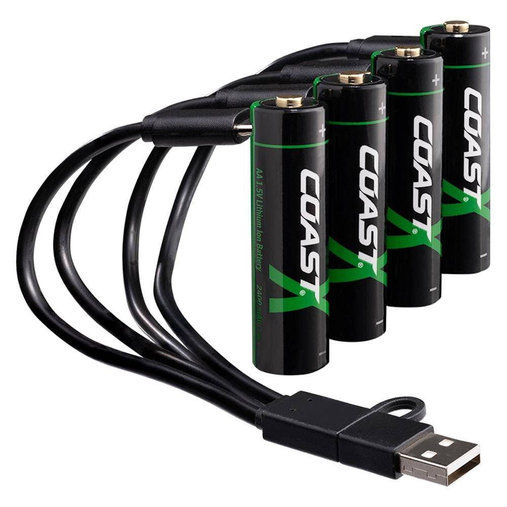 aaさん専用 Coast ZXAA Zithion-X R USB-C Ported Battery (4-pack) | WorkBoots.com
