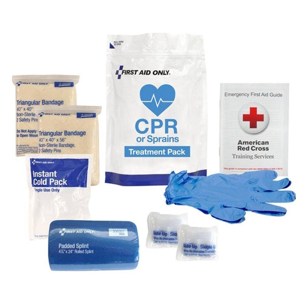 First Aid Only CPR & Sprains Treatment Pack
