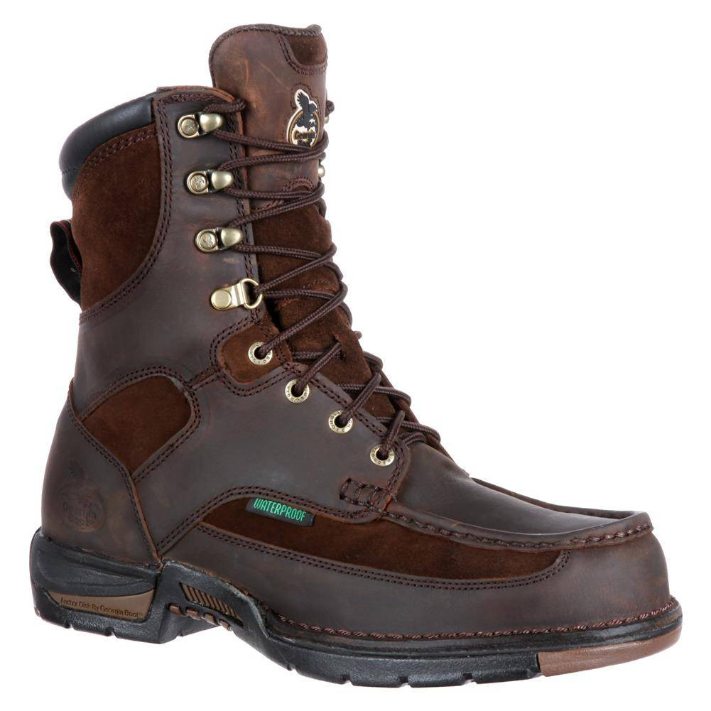 Men's Georgia 8" Athens Moc Toe Waterproof Boots