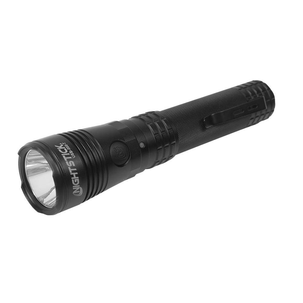 Nightstick Turbo High Candela USB Dual-Light Rechargeable Tactical Flashlight