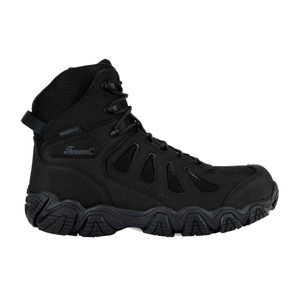 Men's Thorogood 6" Crosstrex Side-Zip Composite Toe Waterproof Boots