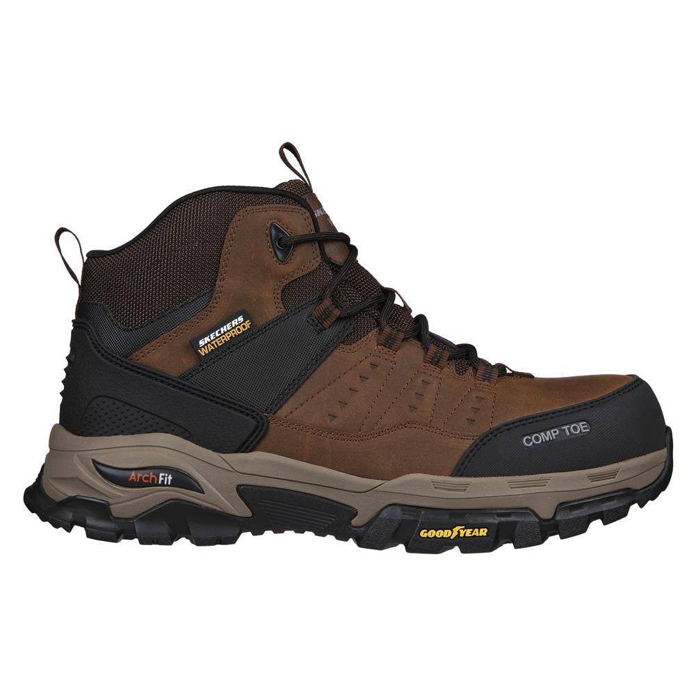 Men's Skechers Work Arch Fit Tarver Composite Toe Waterproof Boots