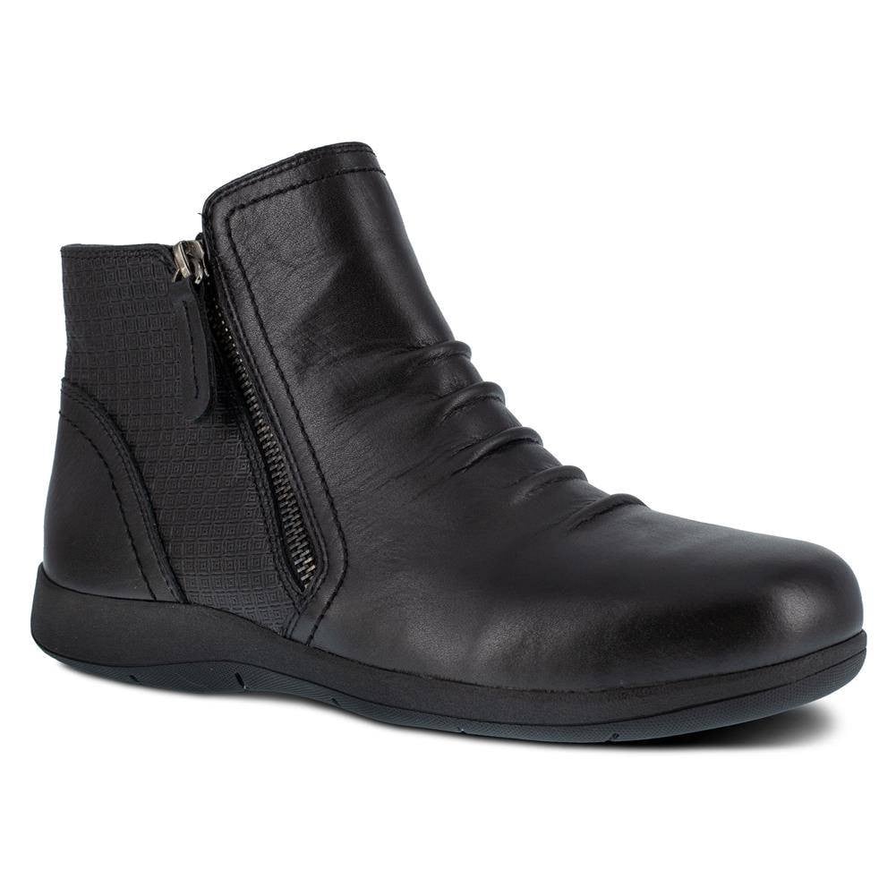 Women's Rockport Works Daisey Side-Zip Alloy Toe