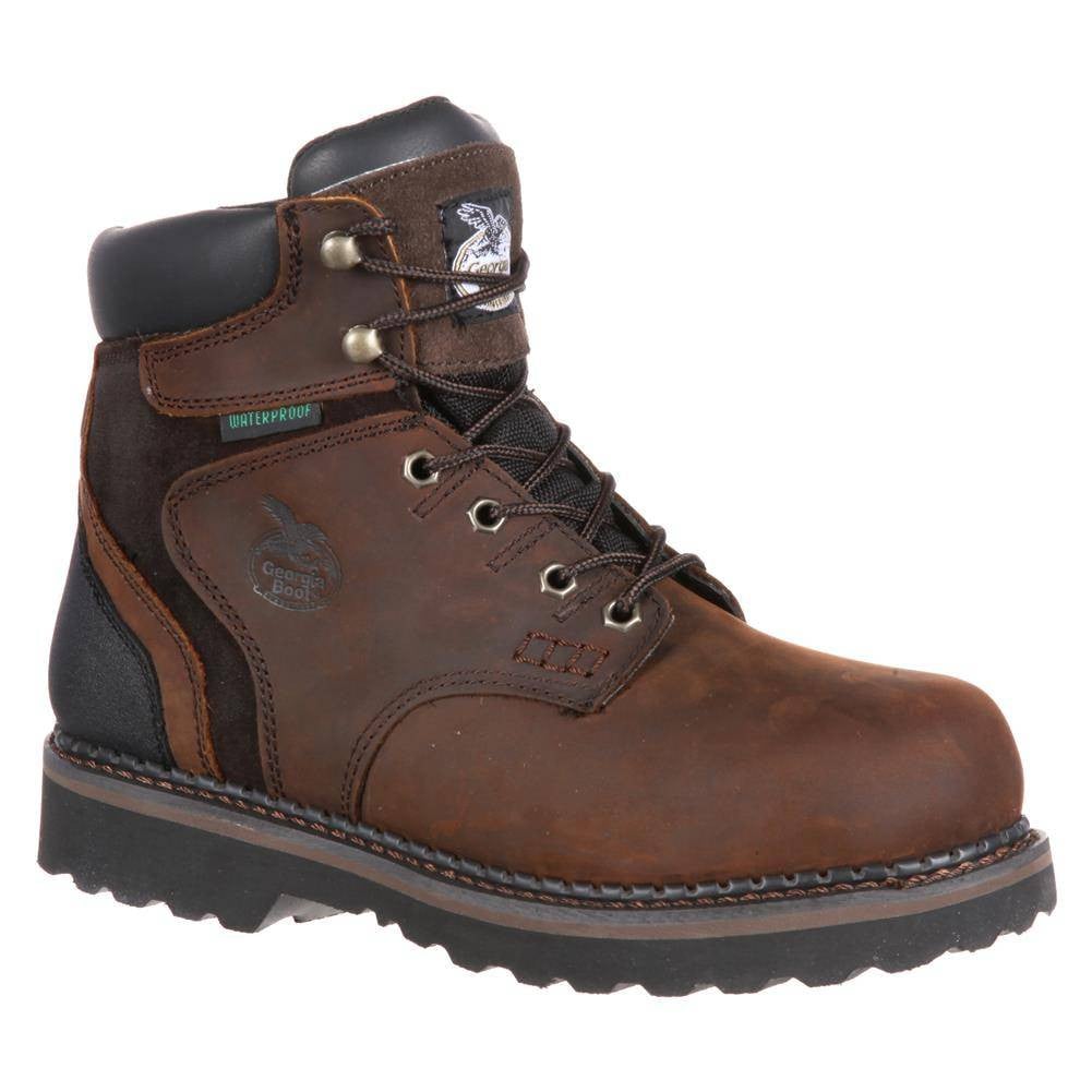 Men's Georgia 6" Brookville Steel Toe Waterproof Boots