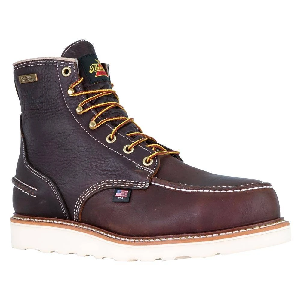 Men's Thorogood 6" 1957 Moc Toe Steel Toe Waterproof Boots