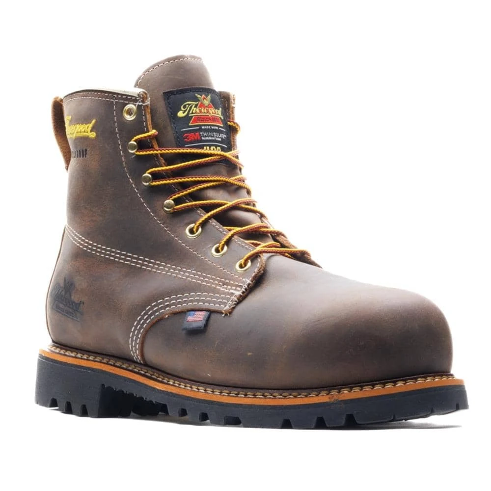 Men's Thorogood 6" American Heritage 400G Composite Toe Waterproof Boots