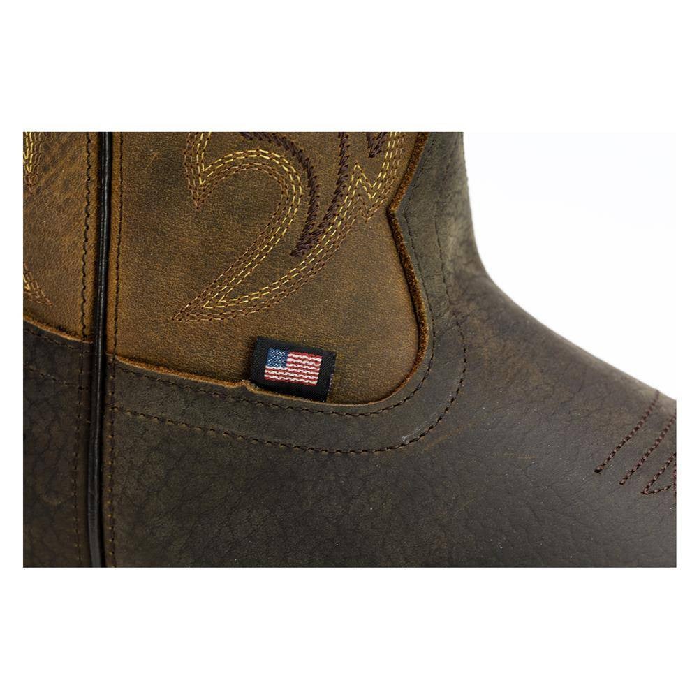 Men's Thorogood American Heritage Square Toe Wellington Steel Toe Boots