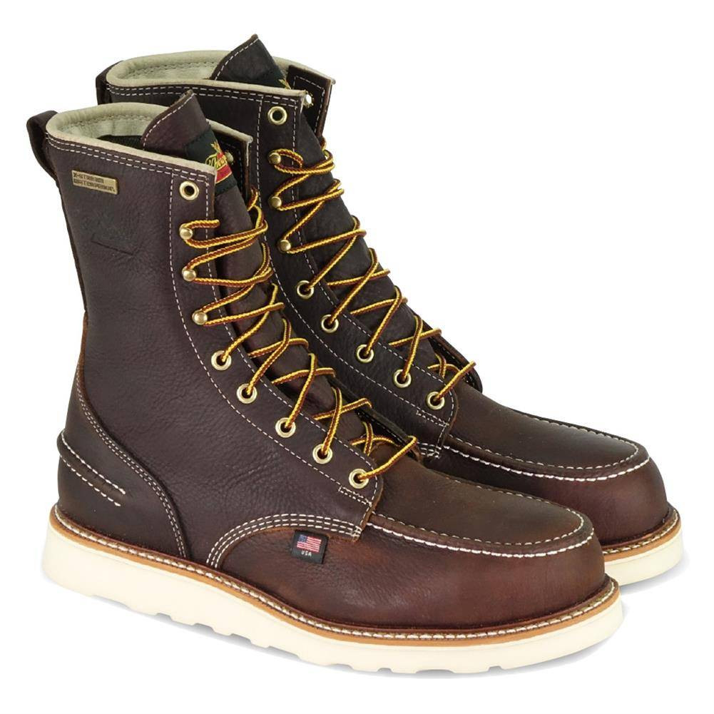Men's Thorogood 8" 1957 Moc Toe Steel Toe Waterproof Boots
