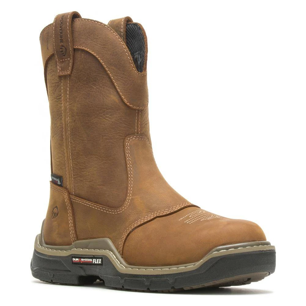 Men's Wolverine Raider Durashocks Western Waterproof Boots