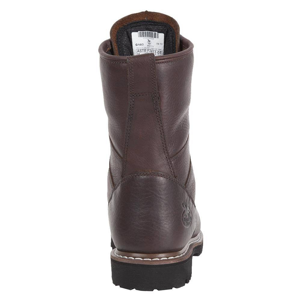 Men's Georgia 8" Lace-To-Toe Steel Toe EH Waterproof Boots
