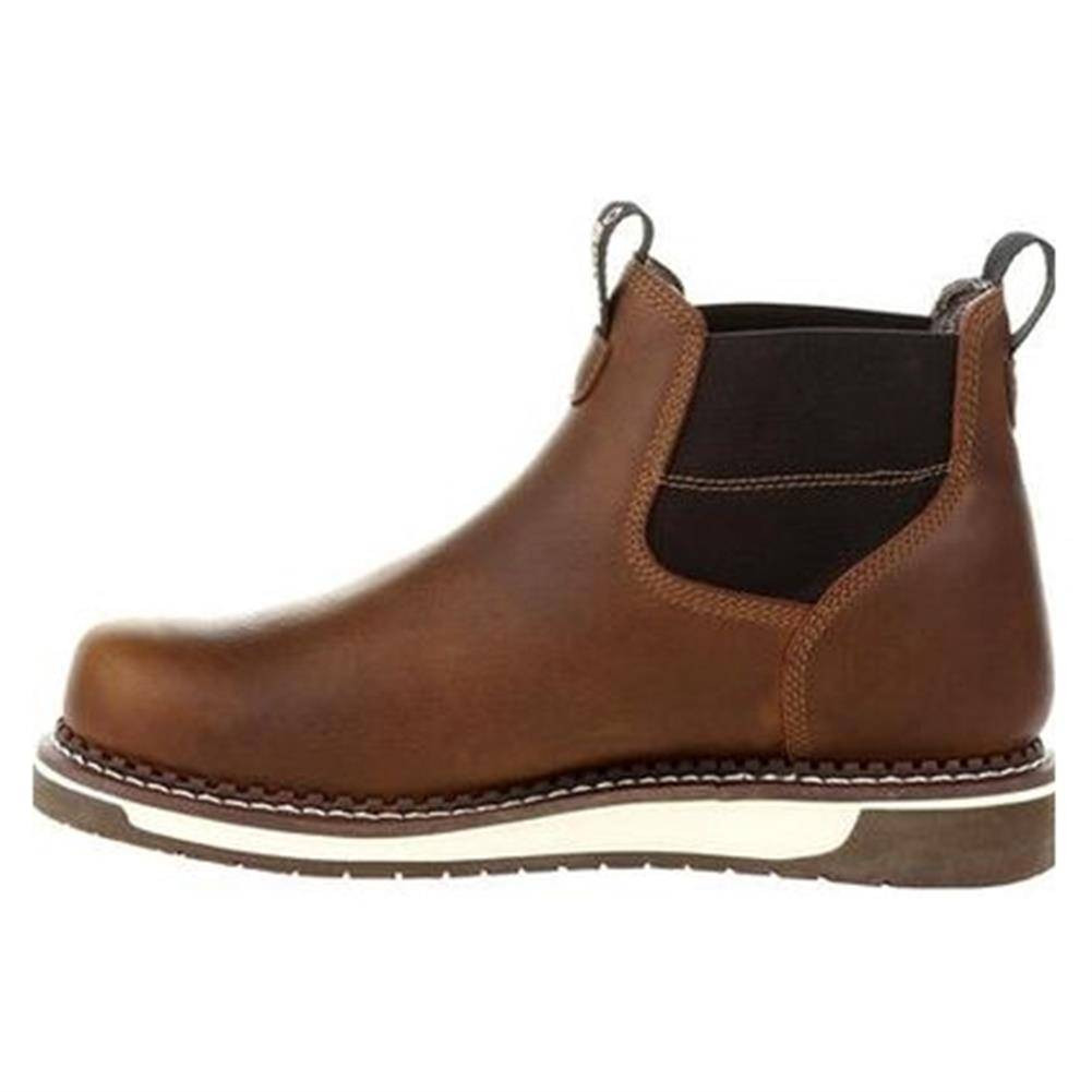 Men's Georgia AMP LT Wedge Chelsea Steel Toe Waterproof Boots
