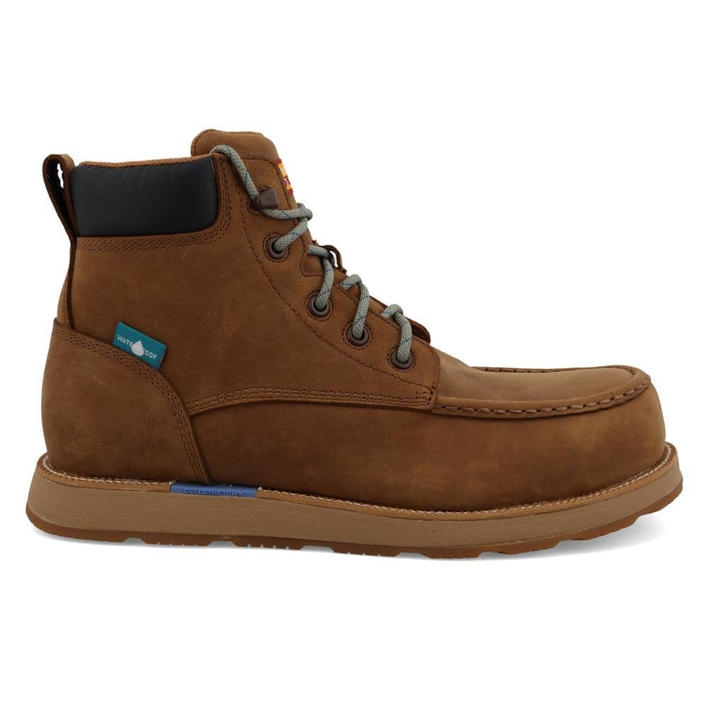 Men's Twisted X 6" CellStretch Wedge Sole Waterproof Composite Toe Boots