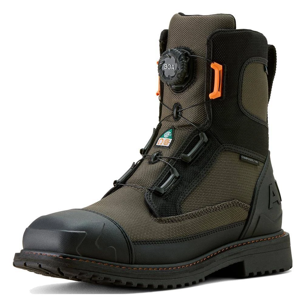 Men's Ariat RigTEK Wildcat 8" CSA BOA Waterproof Composite Toe Boots