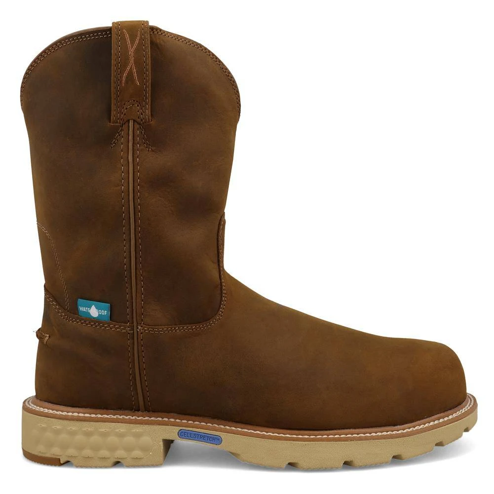 Men's Twisted X 10" Composite Toe Waterproof Met Guard Boots