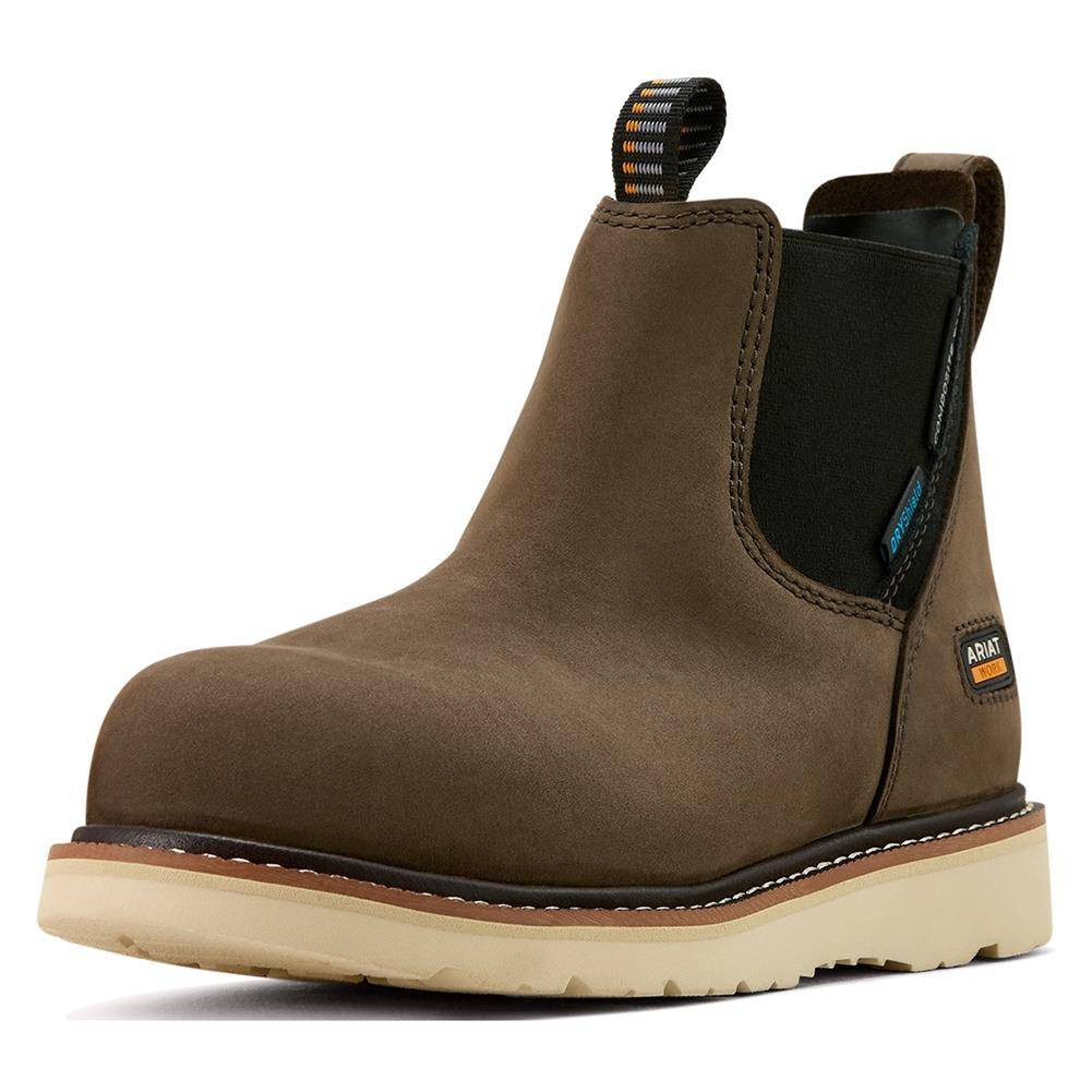 Women's Ariat Rebar Wedge Chelsea Waterproof Composite Toe Boots - 10061117