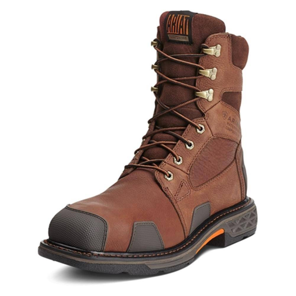 Men's Ariat 8" OverDrive Wide Square Toe Waterproof Composite Toe Boots