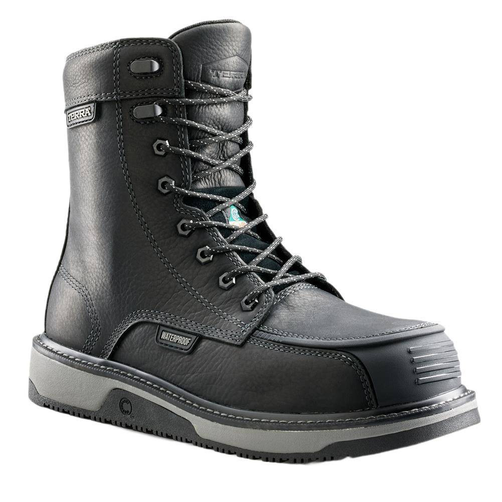 Men's Terra 8" Ironstone Wedge Composite Toe Waterproof Boots