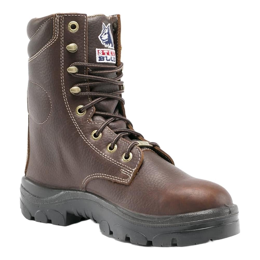 Men's Steel Blue 8" Portland Lace-Up EH Boots