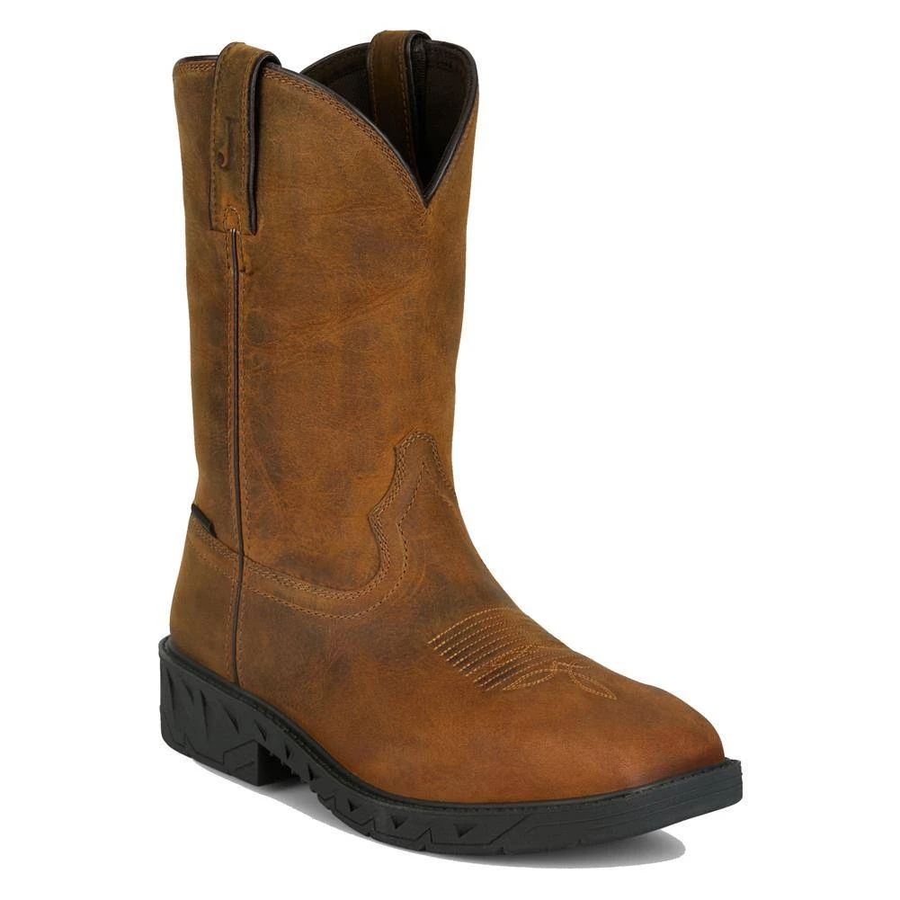 Men's Justin 11" Trencher Square Toe Waterproof Boots