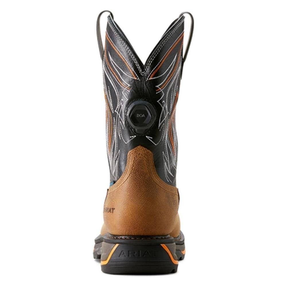 Ariat Big Boa waterproof Work Boots wide widths Ariat Big Rig BOA Comp Toe WP Boot - Natural Tan – Steel Toes main image 3