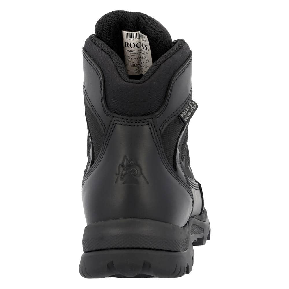 Men's Rocky 6" Enforcer Public Service Composite Toe Side-Zip Waterproof Boots