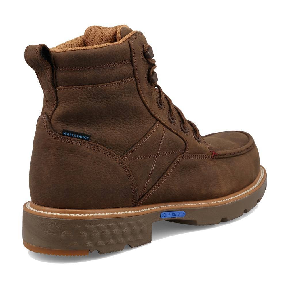 Men's Twisted X 6" Moc Toe Composite Toe Boots