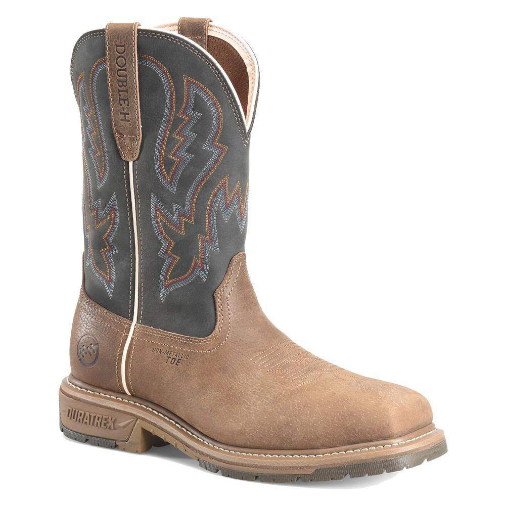 Double H 11" Navarro Safety Toe Roper Boots