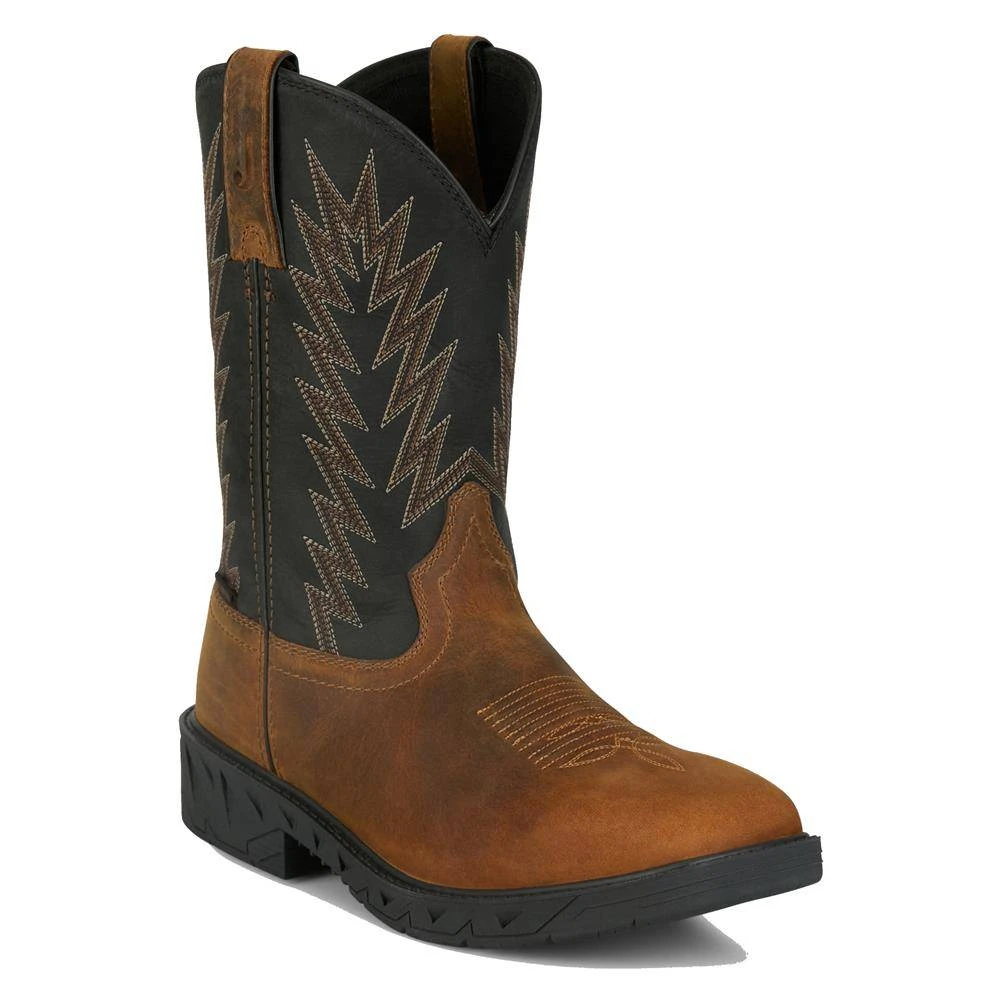 Men's Justin 11" Taskmaker Square Steel Toe Waterproof Boots