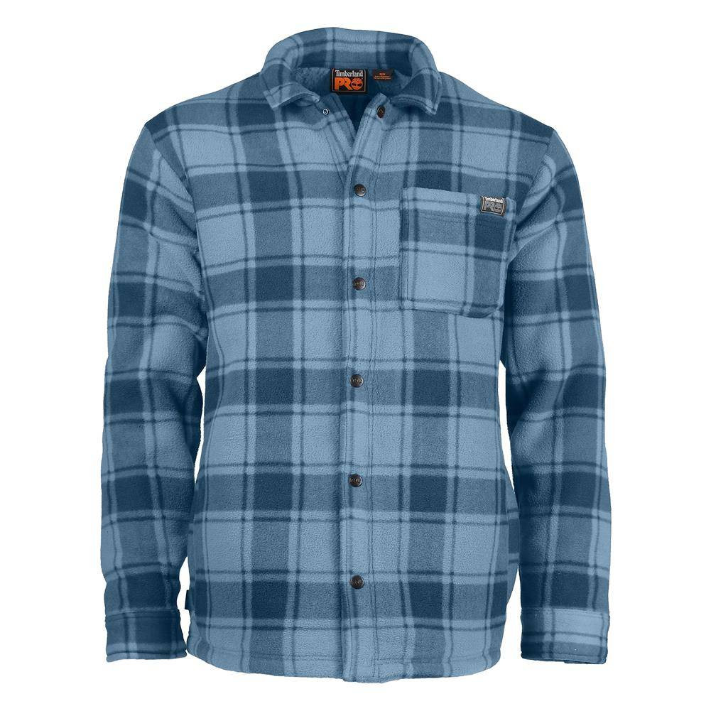 Men's Timberland PRO Gritman Check Heavyweight Fleece Shirt Jacket