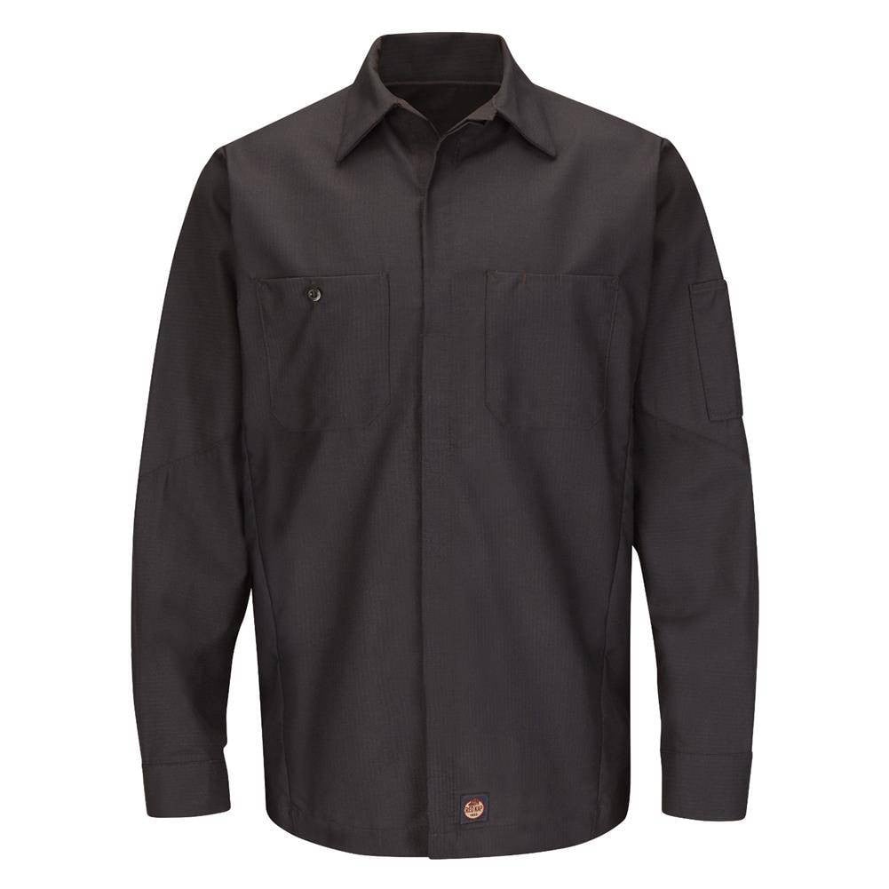 Men's Red Kap Long Sleeve Solid Crew Shirt