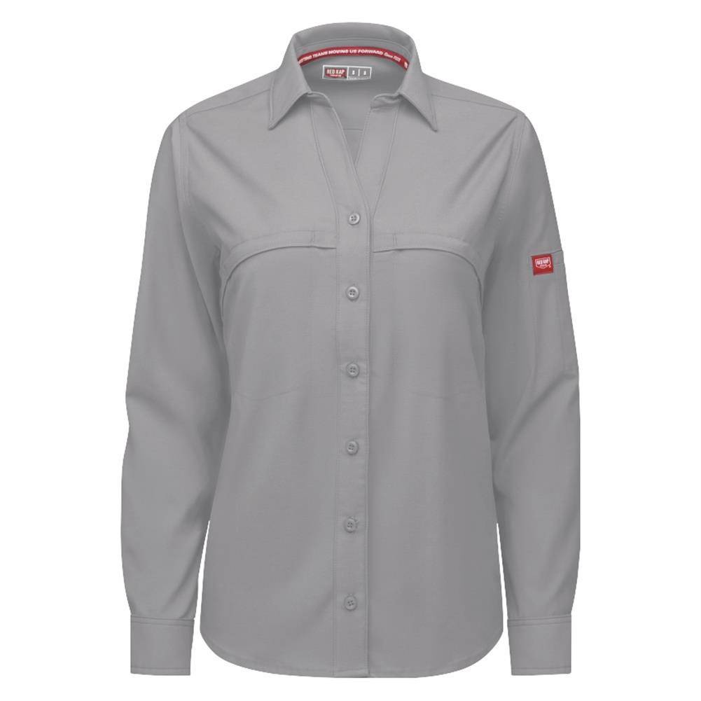 Women's Red Kap Cooling Performance Woven Long Sleeve Work Shirt