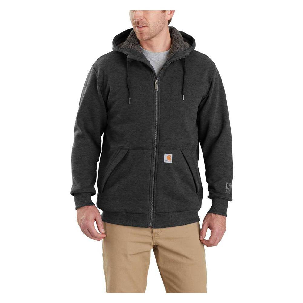 Men's Carhartt Rain Defender Relaxed Fit Sherpa Full Zip Sweatshirt