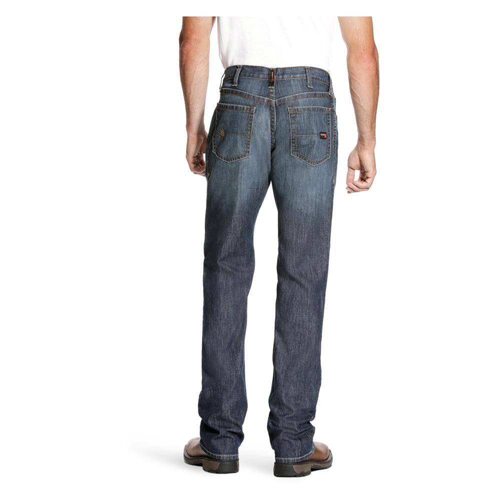 Men's Ariat FR M4 Relaxed Stretch DuraLight Basic Boot Cut Jeans