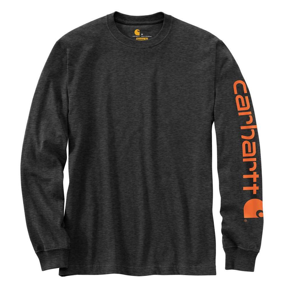 Men's Carhartt Loose Fit Heavyweight Long Sleeve Logo T-Shirt