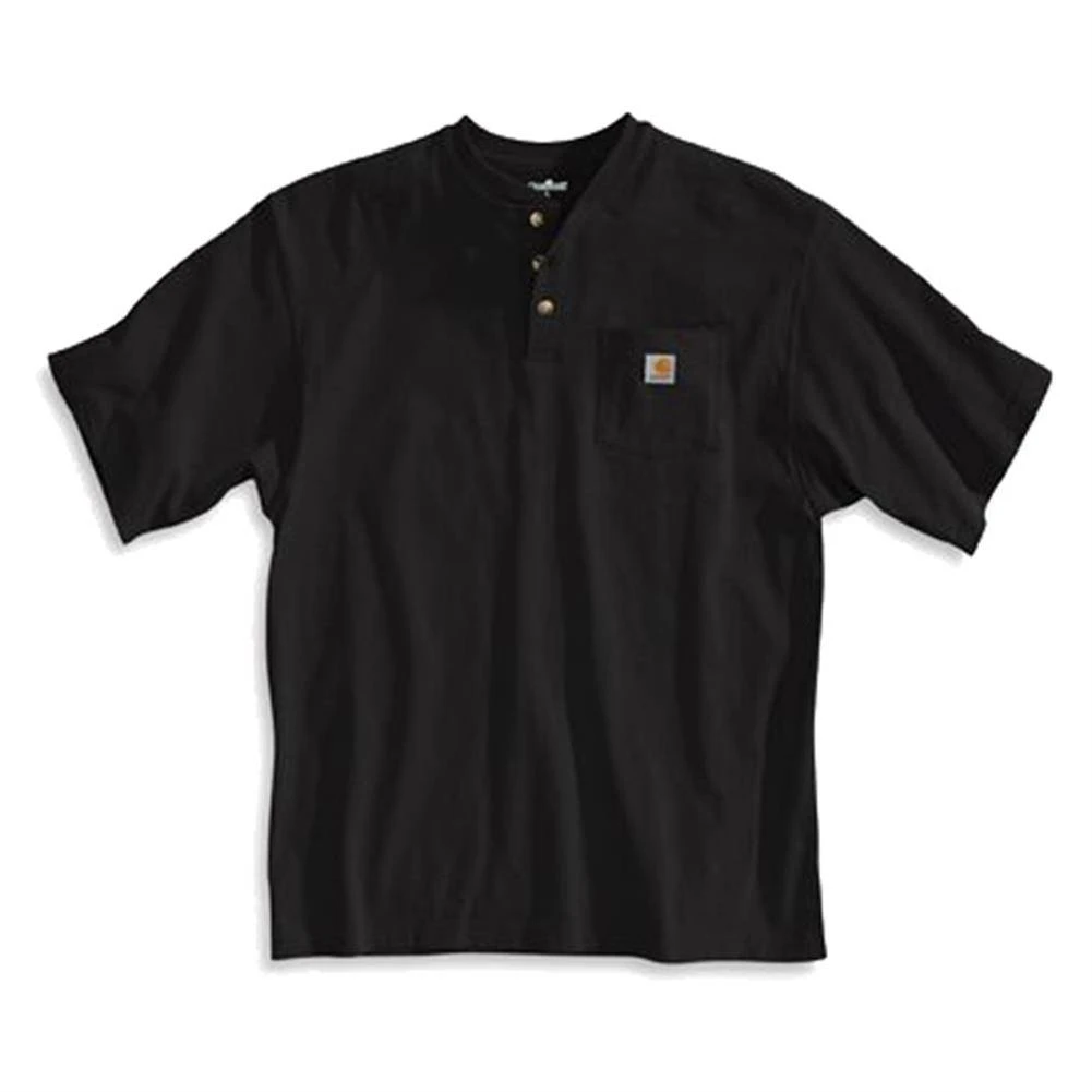 Carhartt Loose Fit Heavyweight Short Sleeve Pocket Henley T-Shirt