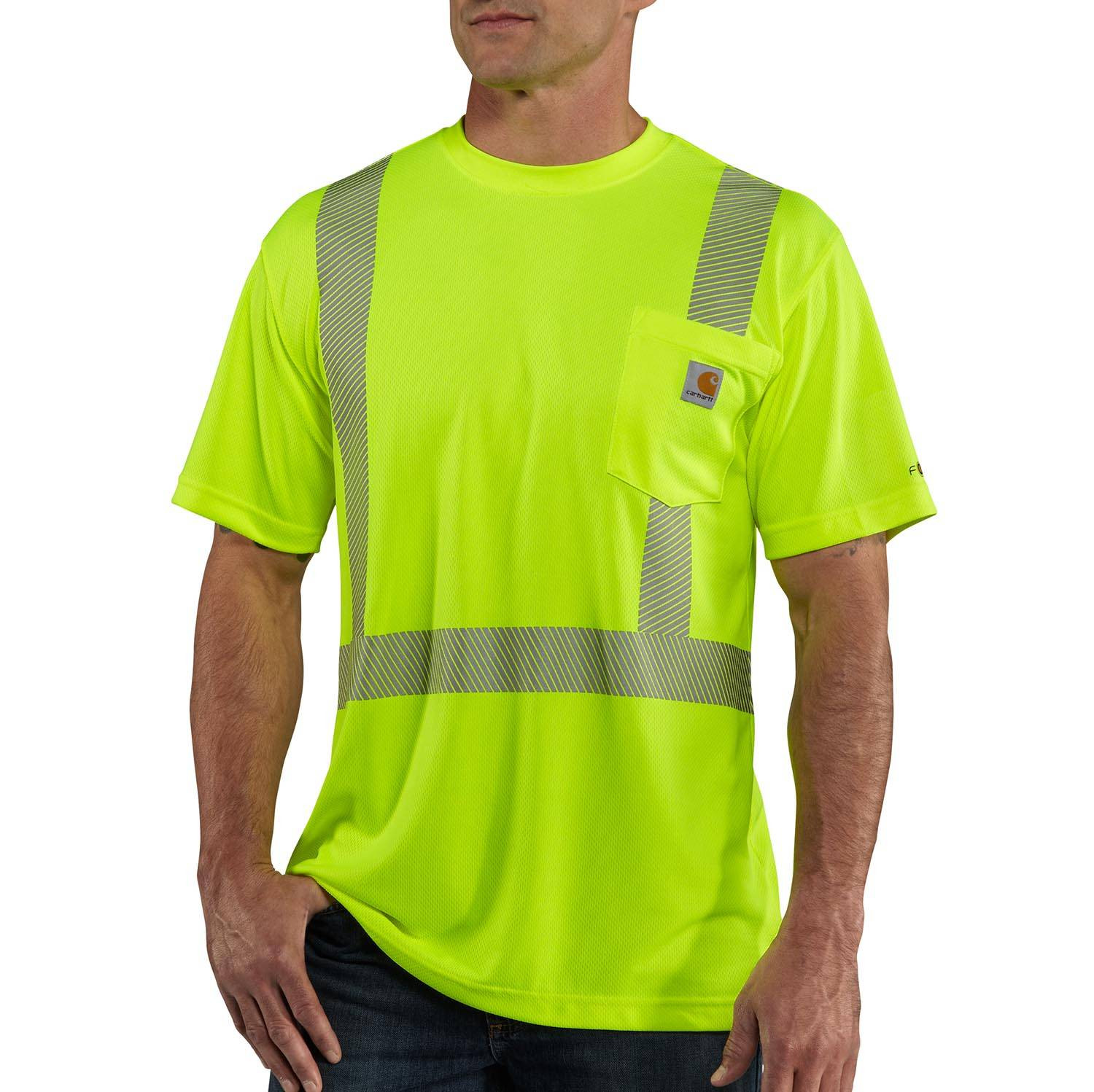 Men's Carhartt Force Hi-Vis Class 2 T-Shirt