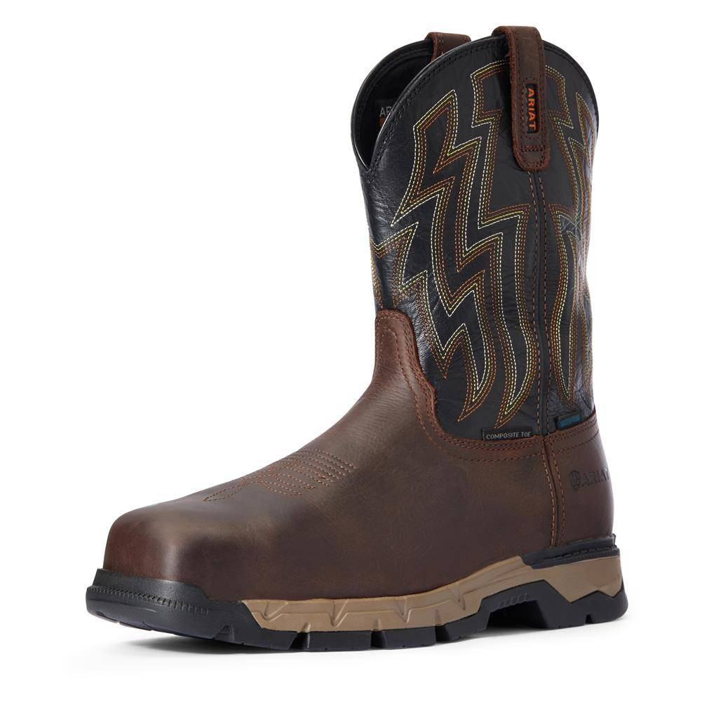 Men's Ariat Rebar Flex Western Composite Toe Waterproof Boots - 10034157