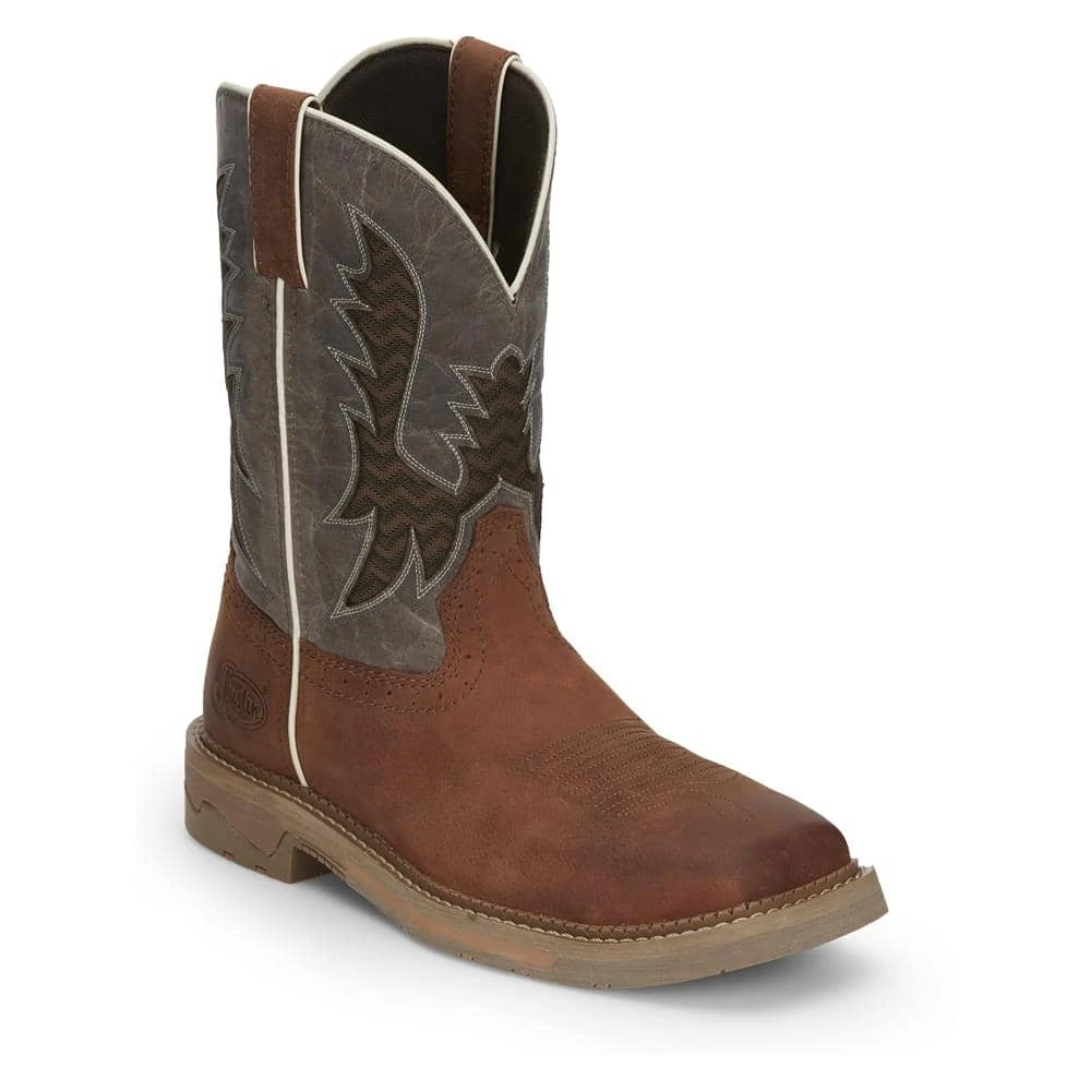 Men's Justin Original Work Boots 11" Square toe