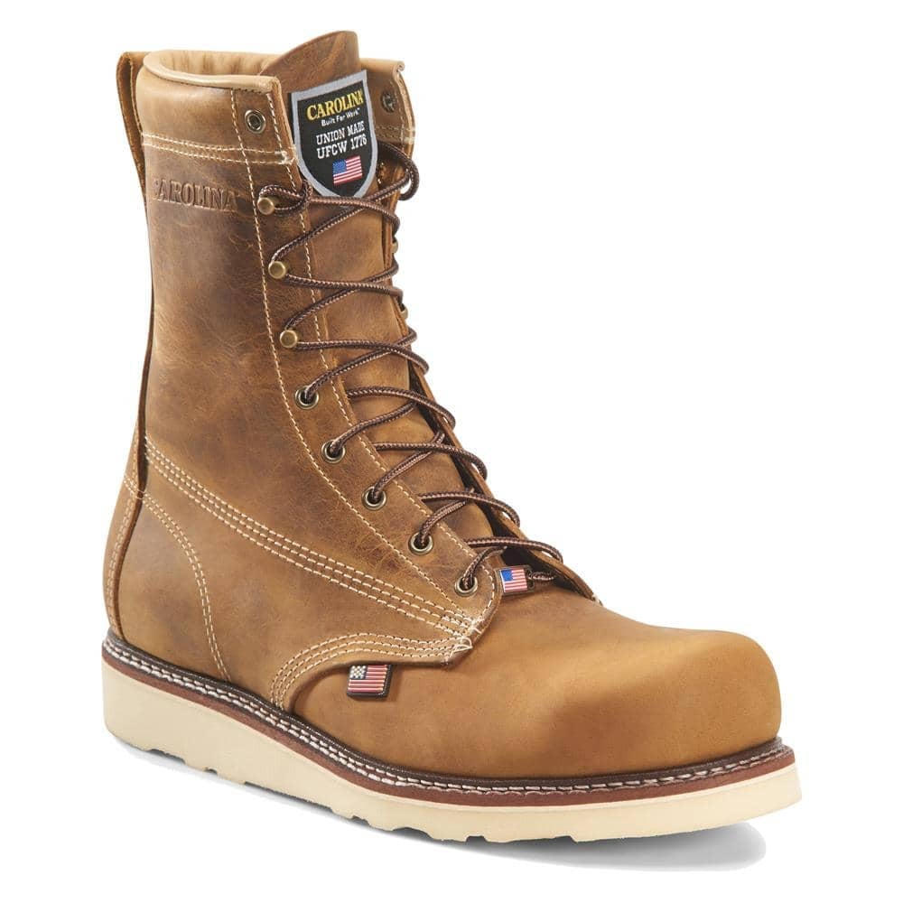 Men's Carolina 8" AMP USA Steel Toe Wedge Boots