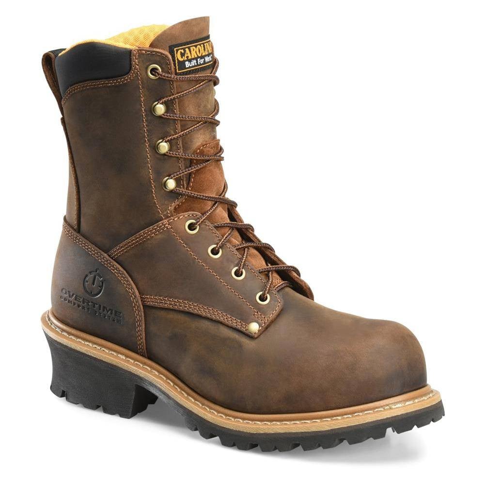 Men's Carolina Poplar 8" Logger Soft Toe Boots
