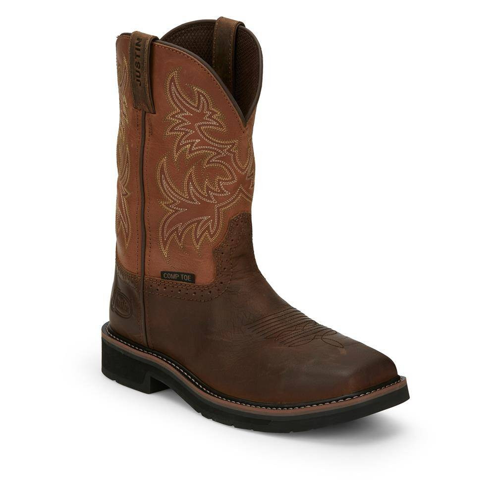 Men's Justin Original Work Boots 11" Switch Composite Toe