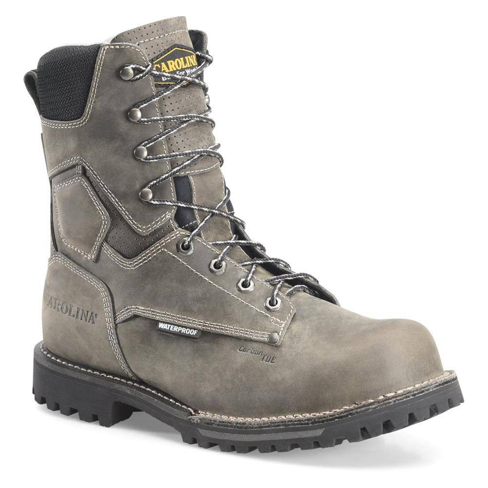 Men's CarolinaØ»Ì´ÌË8" Pitstop Composite Toe Waterproof Boots