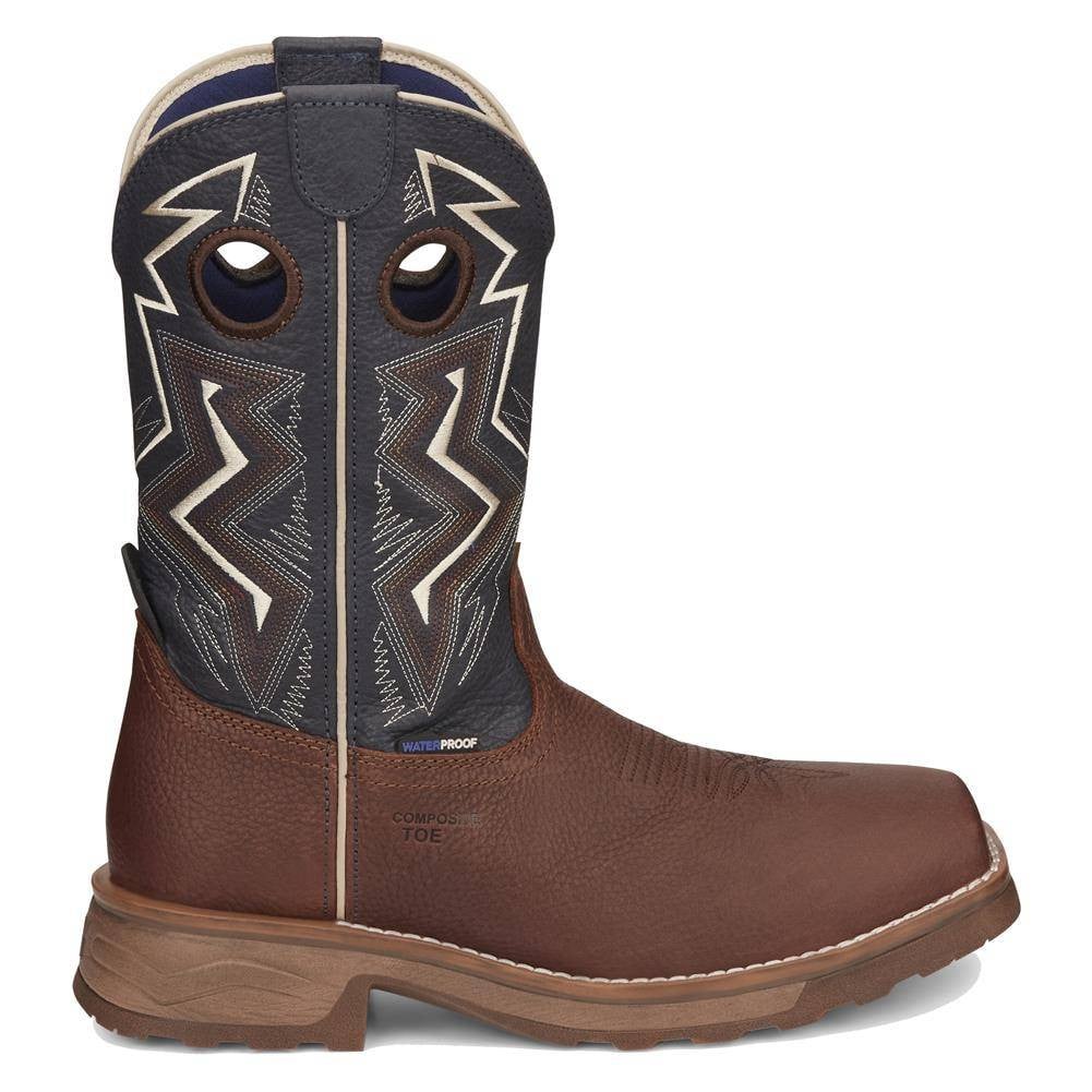 Men's Tony Lama 11" Force Wide Square Waterproof Composite Toe Work Boots