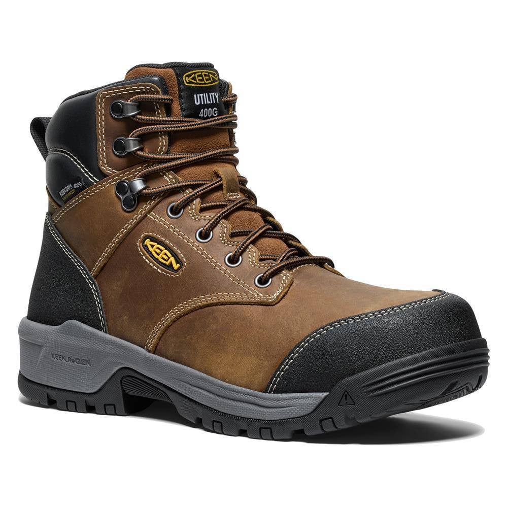 Men's Keen Utility 6" Evanston 400G Carbon Toe Waterproof Boots