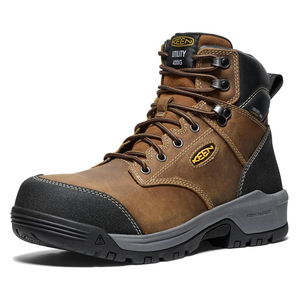 Men's Keen Utility 6" Evanston 400G Carbon Toe Waterproof Boots